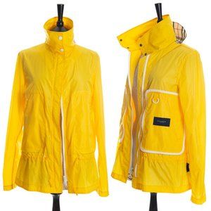 Burberry London Windbreaker Rain Packable Jacket  Size L EUC